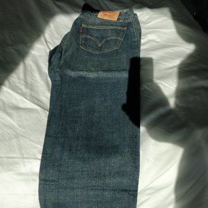 Levi's 505 Dark Blue Jeans - 34x32